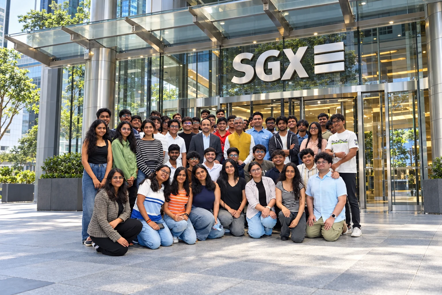 Finance immersion cohort outside SGX in Singapore